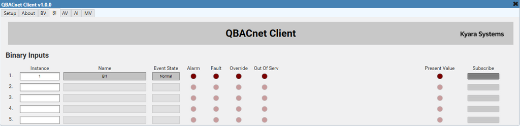 QBACnet Client - 20 Objects