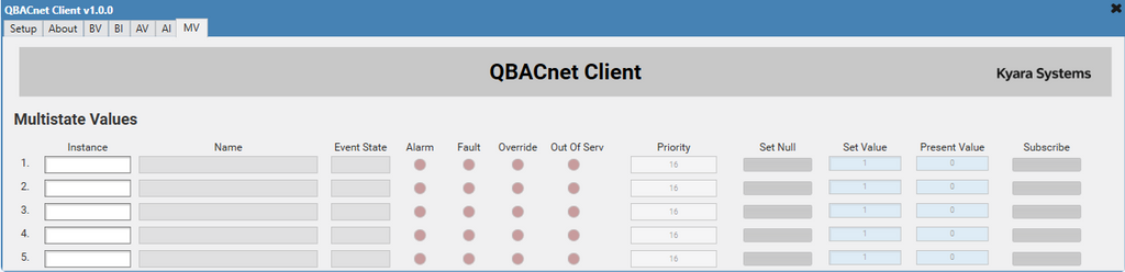 QBACnet Client - 20 Objects